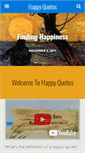 Mobile Screenshot of happyquotesz.com